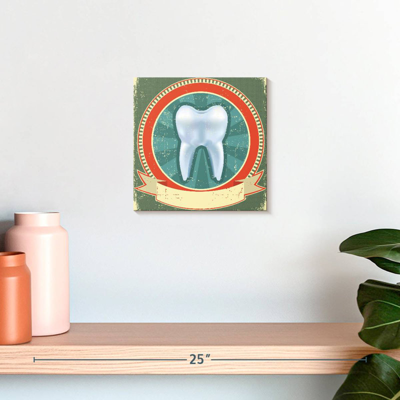Alcaraz Tooth Sign, 10" H x 10" W