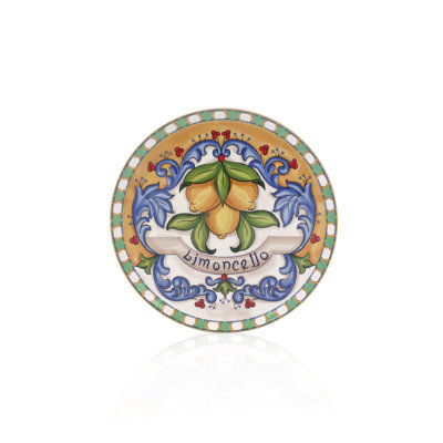 Latitude Vive Celestyna Porcelain Stoneware Stainless Steel Platter Serving Dish