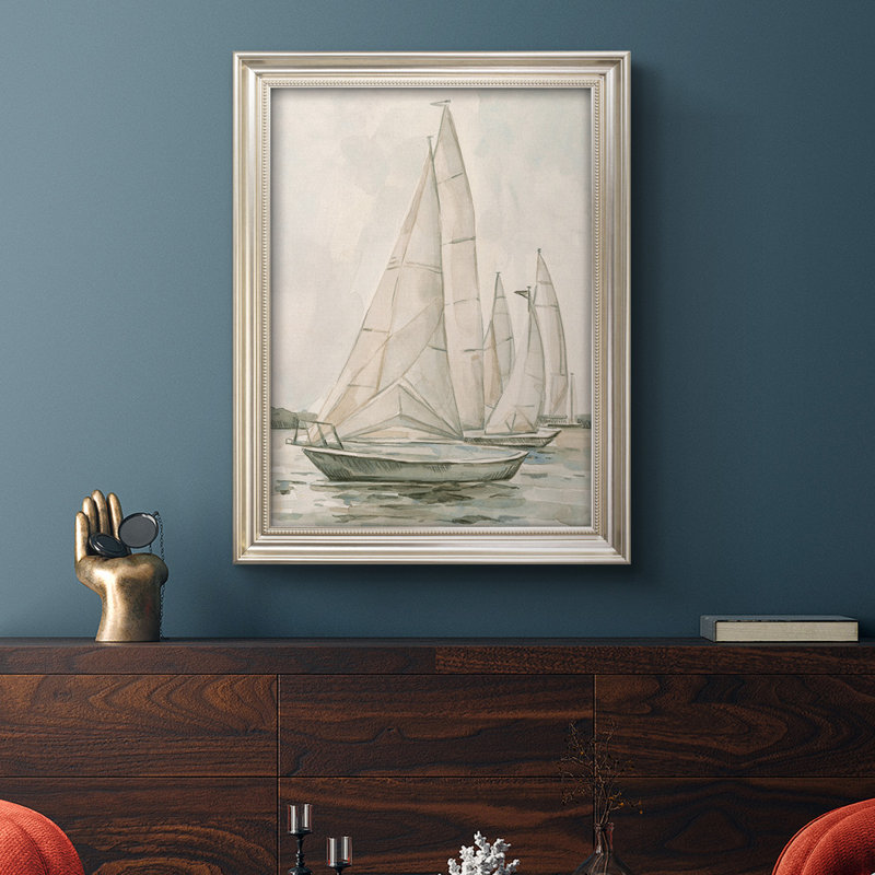 Voile Scribble II, toile encadrée de qualité supérieure - prête à être accrochée, L 21 po x H 25 po