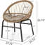 Chaise Edgar (ensemble de 2)