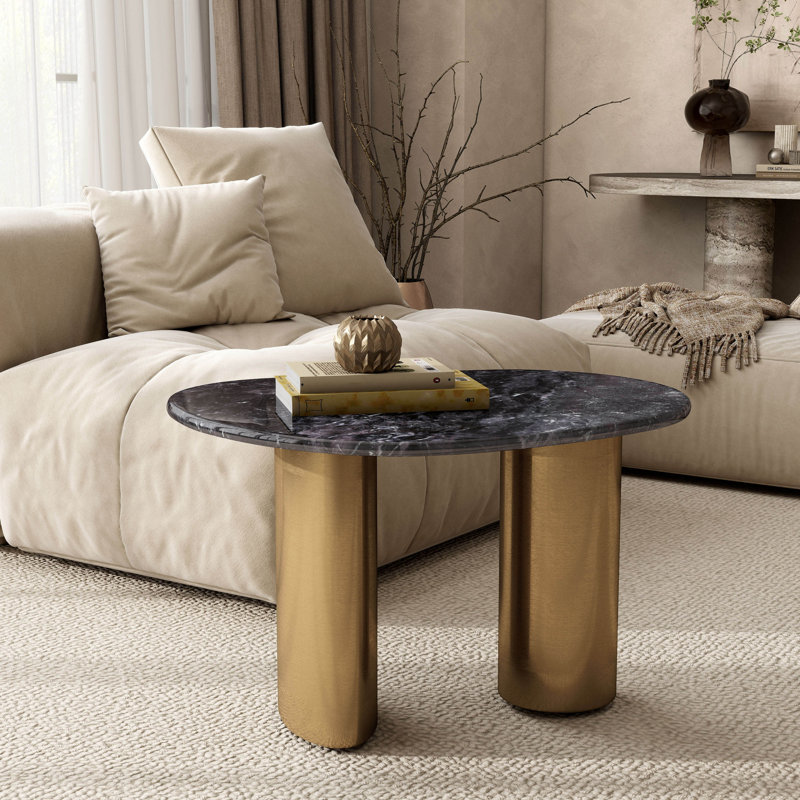 Table de bout en pierre frittée Rone