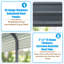 Steel Carport, Galvanized Multiple Sizes-105356539-88382202