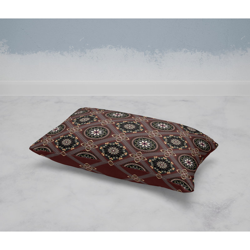 Coussin Mandala, Gris