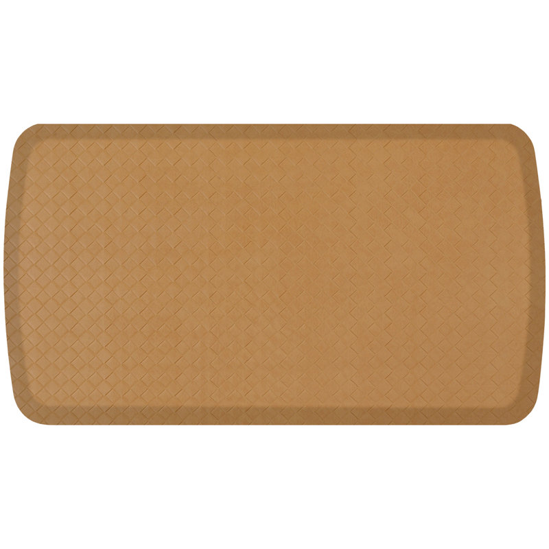 Tapis de cuisine Basketweave Elite Premier Comfort, 1 pi 8 po x 3 pi, Kaki
