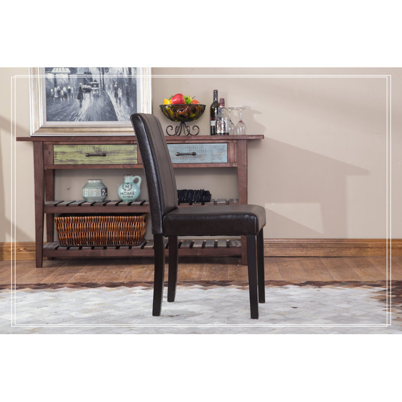 Chaise Parson Urban Urban, Similicuir brun