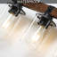 Applique murale de salle de bain 35 lumières rustique 35 po avec abat-jour en verre et accent de bois, luminaire de maison de campagne moderne (sans ampoules)-260806696-260806702