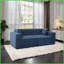 Canapé de salon en velours 3 places Modern Large assise-384285132