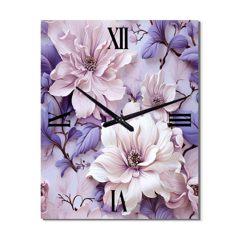Jamarquis - Horloges murales florales, Moyen