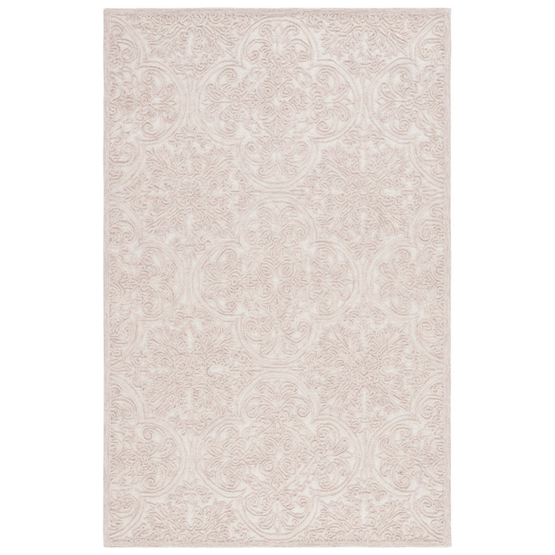 Msr Trace Martha Stewart Hand Tufted Wool And Cotton With Latex Rug, Rectangle 6' x 9'
