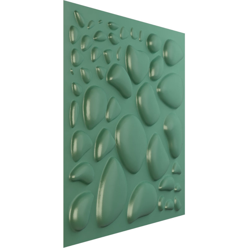 Panneau mural décoratif Shale EnduraWall 3D, Vert