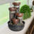 Aalasia Indoor Outdoor Cascade Fountain with Lights