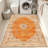 Traditional Persian Style Area Rug, Ornate Floral Medallion Indoor Rug, Durable Non-Shedding Carpet for Living Room, Bedroom, Entryway-530568049-528776680