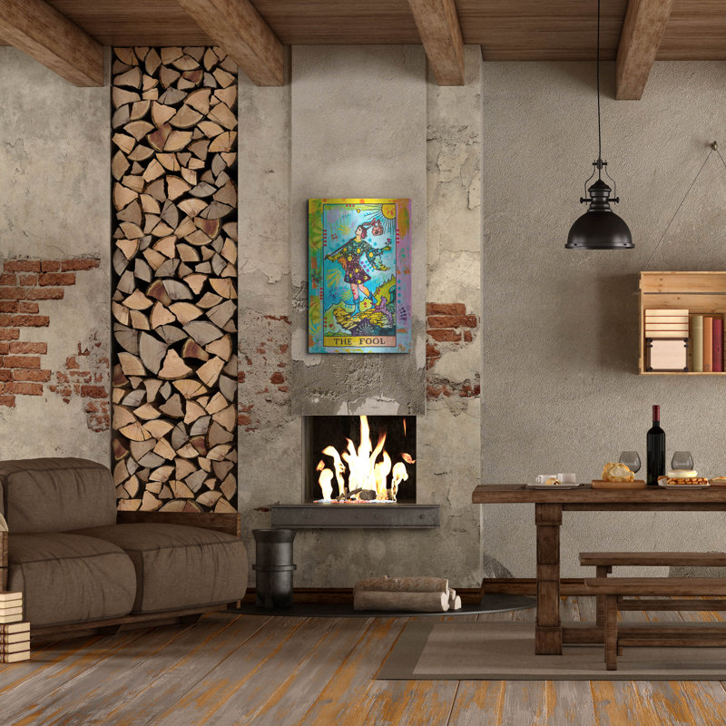Bungalow Bungalow «Tarot - The Fool» par Dean Russo, art mural en métal