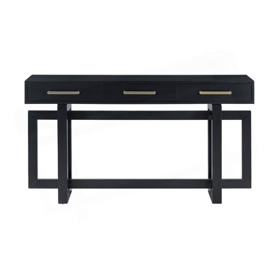 Nerene 57'' Solid Wood Top Console Table