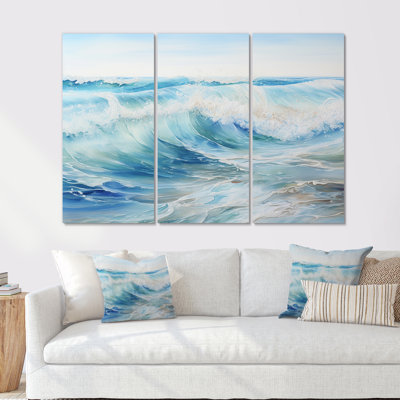 «Ocean Charm», art mural sur toile océanique