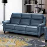 Neabsco 84.3'' Leather Reclining Sofa