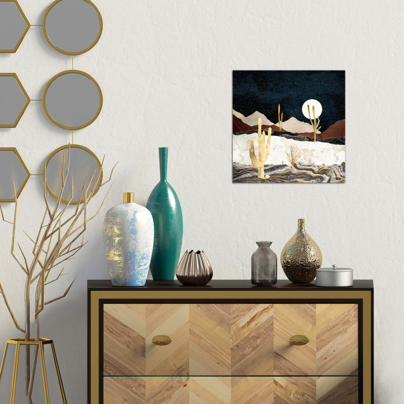 Desert View - Wrapped Canvas Print, 93.98 cm H x 93.98 cm W x 1.91 cm D