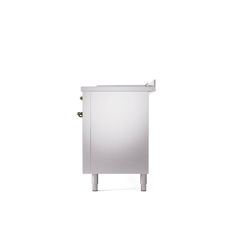 ILVE Nostalgie II, cuisinière à double combustible de 60 po, 7 brûleurs, plaque chauffante, surface de cuisson française