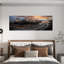 «Winding Glacier Valley», art dramatique abstrait contemporain, paysage de montagne-2000413778