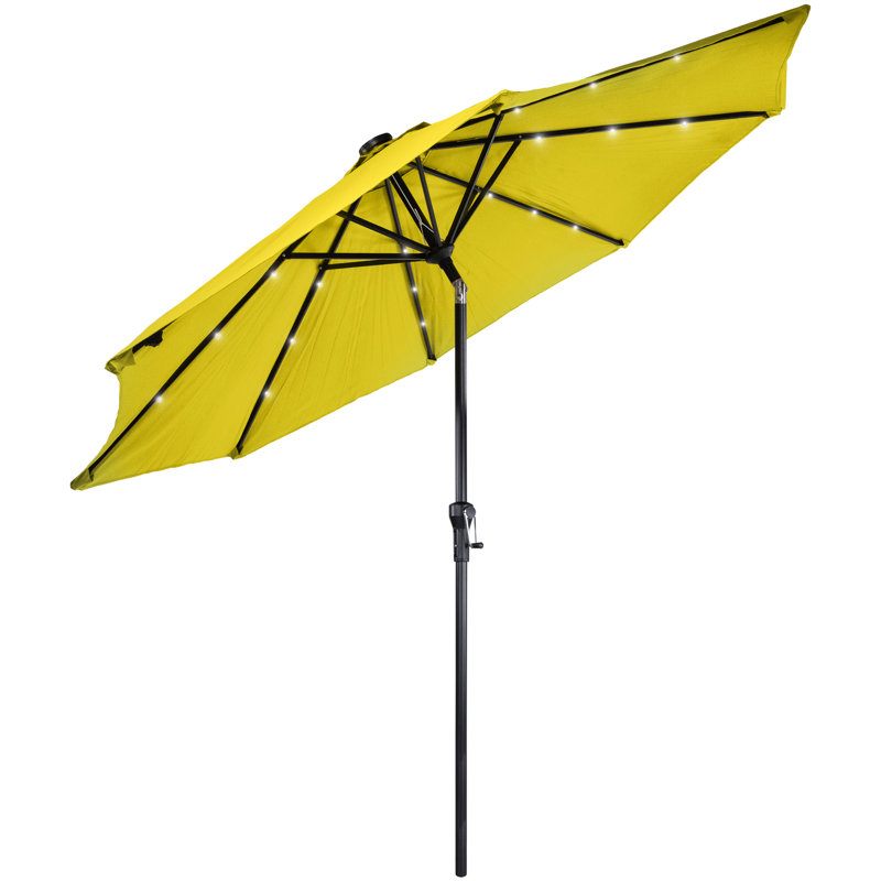 Parasol de marché 9 pi, Jaune