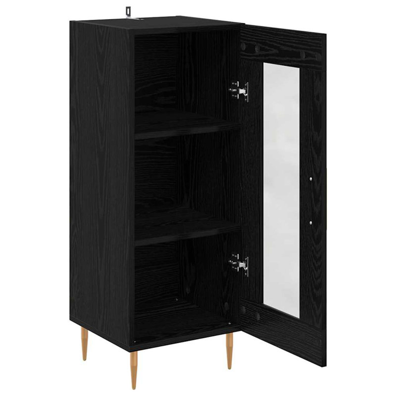34.5cm Sideboard, Black Oak