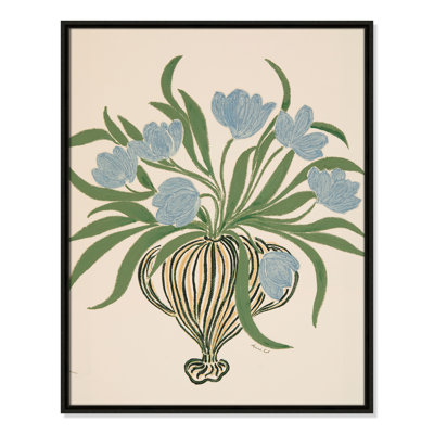 Colette "La Poire Blue Tulips" Print