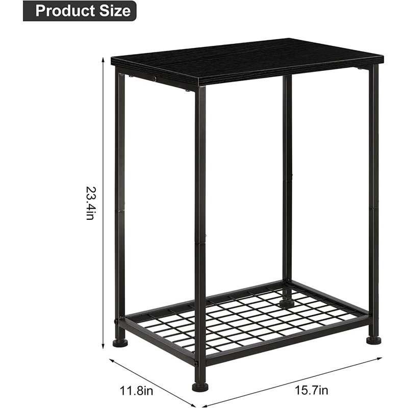 Ensemble de tables de bout Doyon, Noir