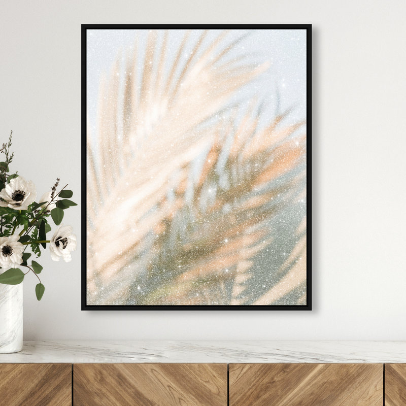 Golden Hour Print by Oliver Gal, 21"H x 25"W, Black Floater Frame