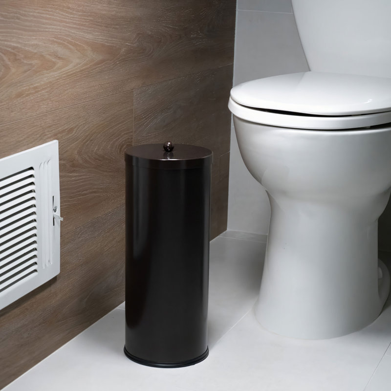 Rust Resistant Stainless Steel Toilet Paper Roll Canister Holder