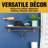 Rustic Pipe Wardrobe Rack Kit with Wood Shelf-1842340765-1842340766