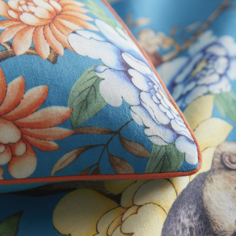 Sapphire Garden Duvet Set, Super King - 2 Standard Pillowcase