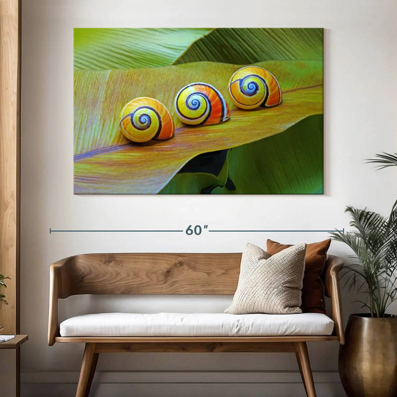 Cuban Snails, 34" H x 51" W