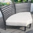 Aluminum Outdoor Sectiona Corner Sofa