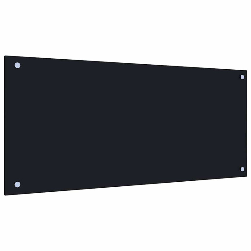 Dosseret de cuisine 2 pièces noir 35,43 x 15,75 po Vidaxl, Noir