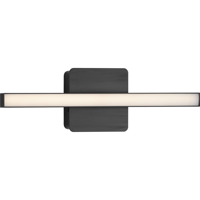 Arwed Dimmable LED Bath Sconce, Matte Black
