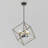 Cloma 4 - Light Dimmable LED Square / Rectangle Chandelier
