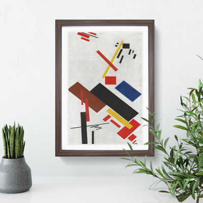 House Under Construction by Kazimir Malevich - Picture Frame Painting