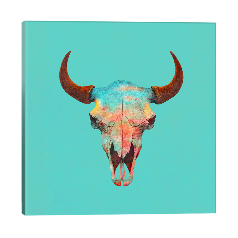Turquoise Sky by Terry Fan - Wrapped Canvas Print, 45.72 cm H x 45.72 cm W x 1.91 cm D