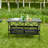 1-Piece Folding Outdoor Table With Carrying Bag,Aluminum Roll-Up Rectangular Table