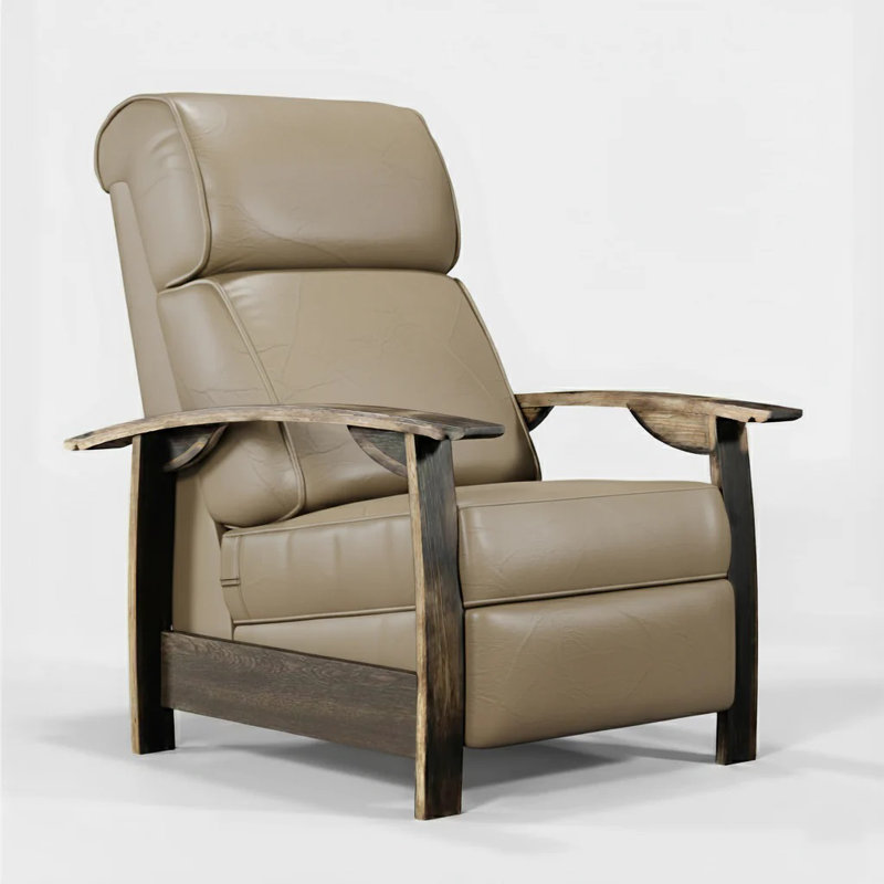  Whiskey Barrel Recliner - Regent Cloud, White