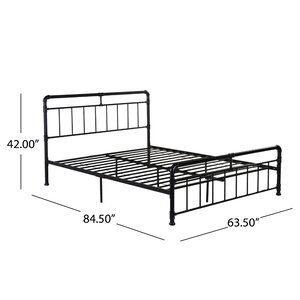 Williston Forge Tremonton Metal Open-Frame Bed & Reviews | Wayfair