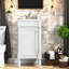 Meuble-lavabo et lavabo peu encombrant, en bois massif, style français, pour une petite maison