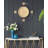 23.5" Round Moving Gear Roman Numeral Clock