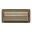 Grilles de ventilation au sol 4 x 10 pouces, paquet de 6, grilles de ventilation robustes en fer pour systèmes de chauffage, ventilation et climatisation, déflecteur d'air antirouille facilement réglable avec clapet métallique, brun, idéal pour la maison et le bureau