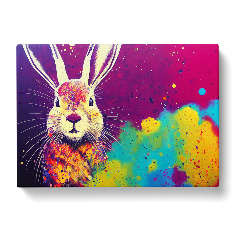 Hare Splash Vol.7 Abstract - Wrapped Canvas, 50cm H x 76cm W x 3cm D