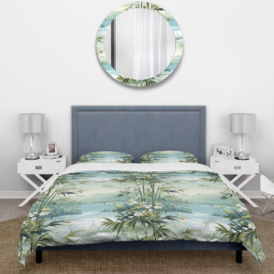 Literie en bambou tropical Zen
