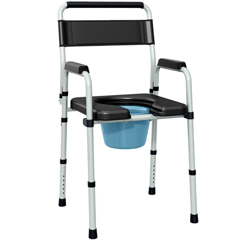 Chaise de chevet à hauteur ajustable pour les personnes âgées