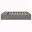 Structure de grand lit plateforme avec 4 tiroirs de rangement-1504557571