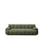 Comfortable Modern Green Sofas, Chenille Upholstered Three-seater, Living Room Essential