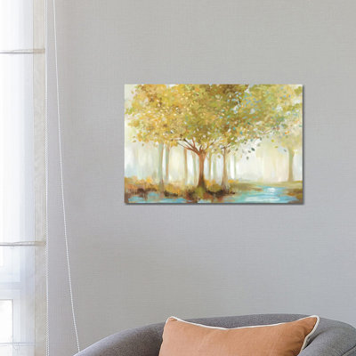 Forest River by Allison Pearce - Wrapped Canvas Painting